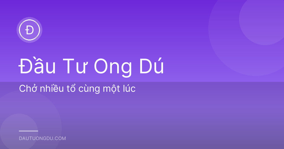 Chở nhiều tổ cùng một lúc